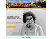 Tablet Screenshot of manhattanmahjonggclub.com
